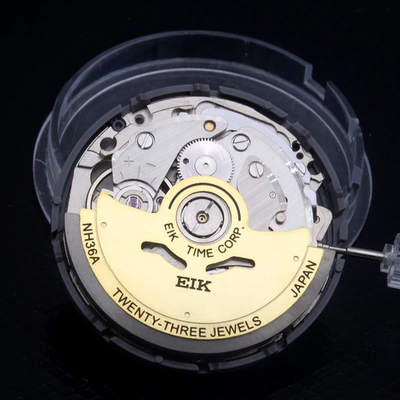 Mod NH35 NH36 7s26 Movement Automatic Hammer Metal Flake Fit  7s26 4R35 4R36 nh35 nh36 Movement Watches Dial Back Patch