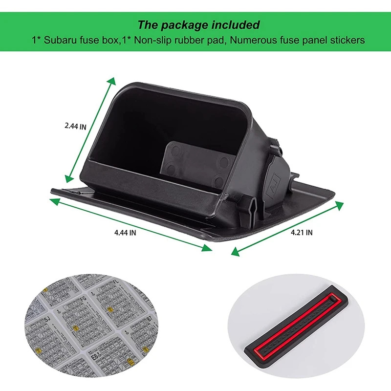 NEW-Fuse Box Coin Container Inner Storage Tray for Subaru Impreza XV/Crosstrek Forester Legacy Outback WRX Accessories