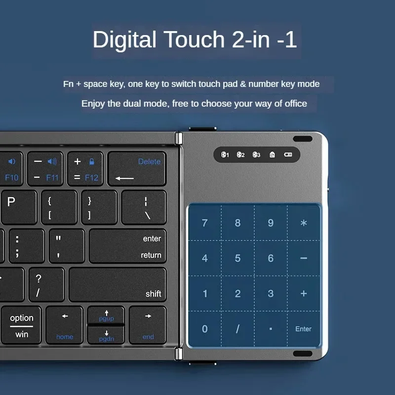 Imagem -04 - Mengzu-teclado Bluetooth sem Fio Tamanho Pequeno Dedicado Tela Sensível ao Toque Dobrável Apple Ipad Tablet Silencioso Notebook Escritório