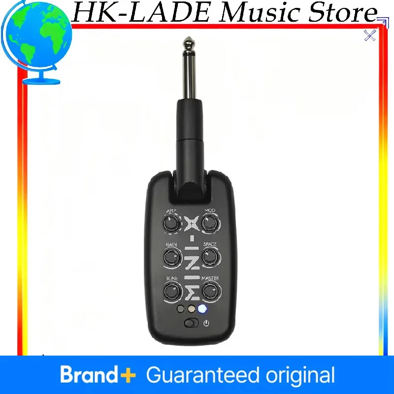 

M-VAVE MINI-X усилитель для наушников, гитарные басовые эффекты, портативный перезаряжаемый подключаемый усилитель, встроенный 9 различных тонов усилителей