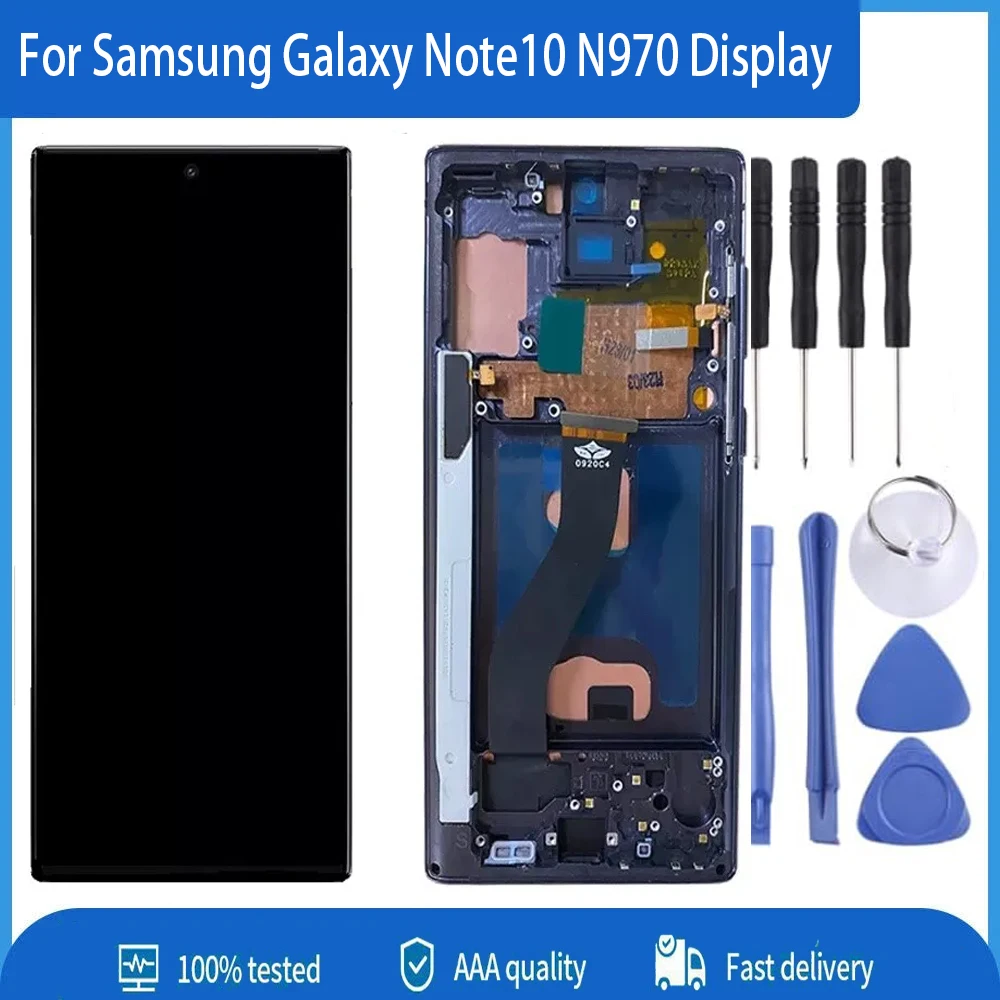 Супер OLED ЖК-дисплей Для Samsung Galaxy Note10 N970F, 100% Протестированный Оригинальный Сенсорный Экран