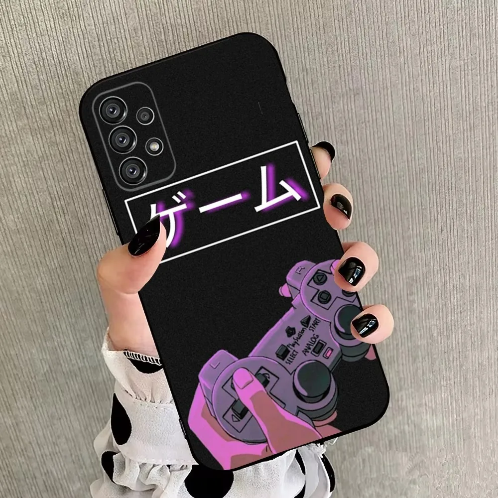 P-PlayStation game  Phone Case For Samsung Galaxy A20,A21s,A22,A31,A32,A52,A53,A72,73,A80,A91 Soft Black Cover