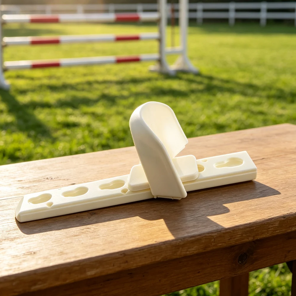 Competition Jump Holder For Horses Equestrian Training Pole Clip Horse Jump Cup Easy Installation High-strength Plastic