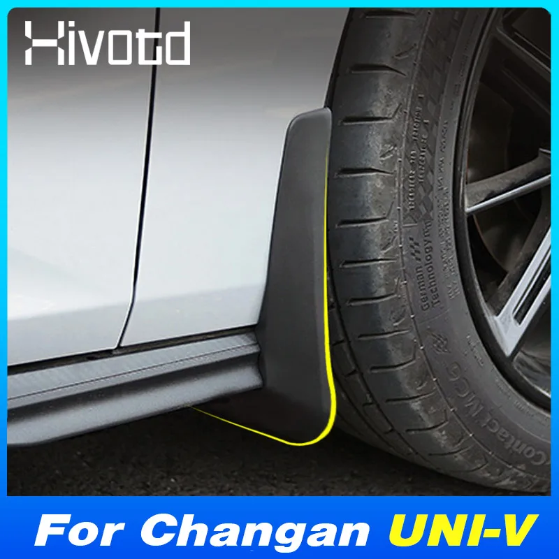 

Car Fender Cover ABS Splashproof Mudguard Decoration Protective Parts For Changan UNI-V UNIV 2022-2023 Exterior Accesssories