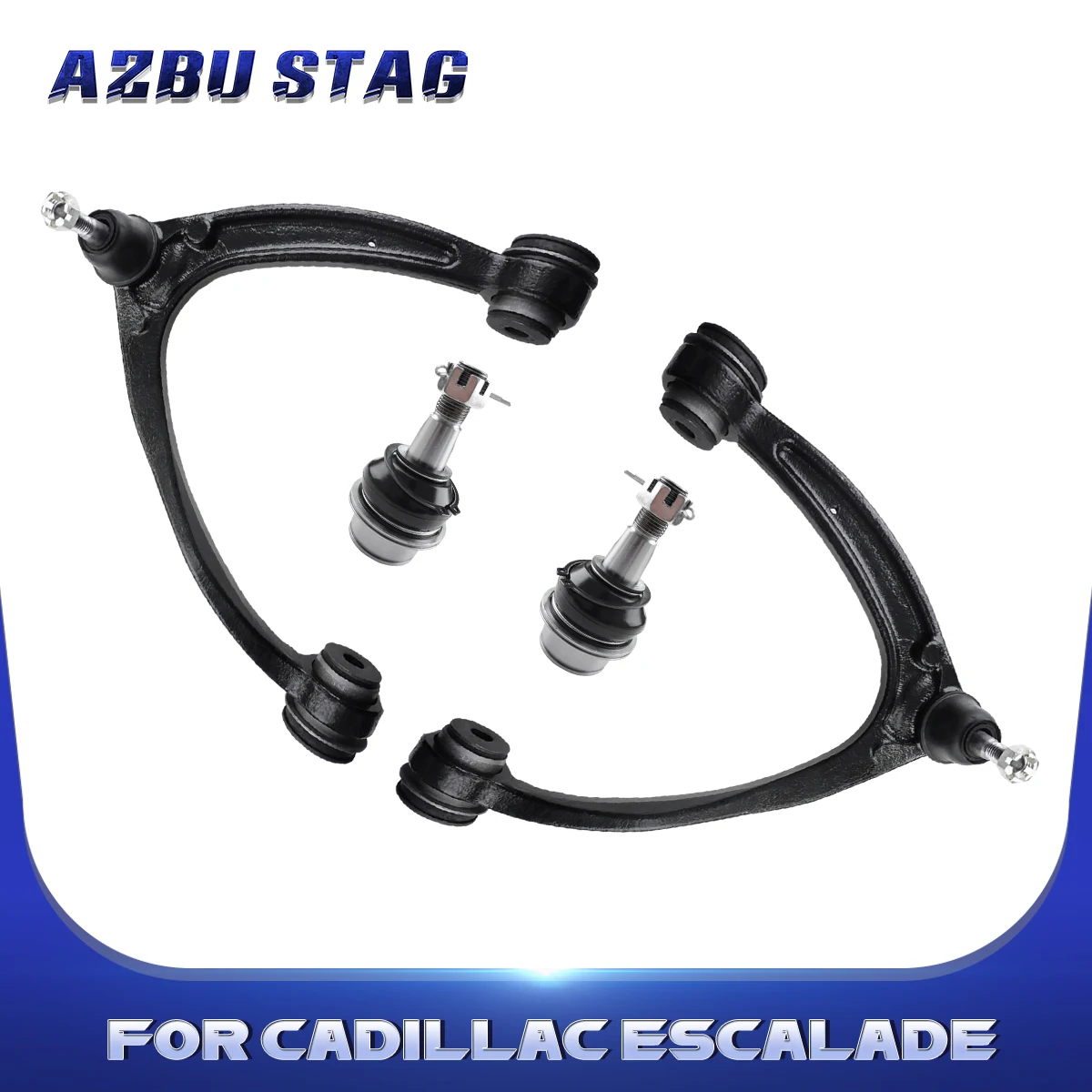 

AzbuStag 4Pcs Front Upper Control Arm Suspension for CADILLAC ESCALADE CHEVROLET AVALANCHE GMC SIERRA 2007 2008 2009 2010-2016