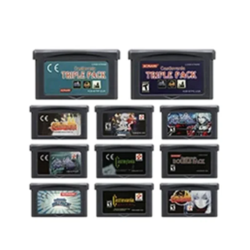 32Bit Video Card Castlevania Series Cartridge Aria Sorrow Circle Moon Harmony Dissonance for GBA SP NDS NDSL English Home Tool