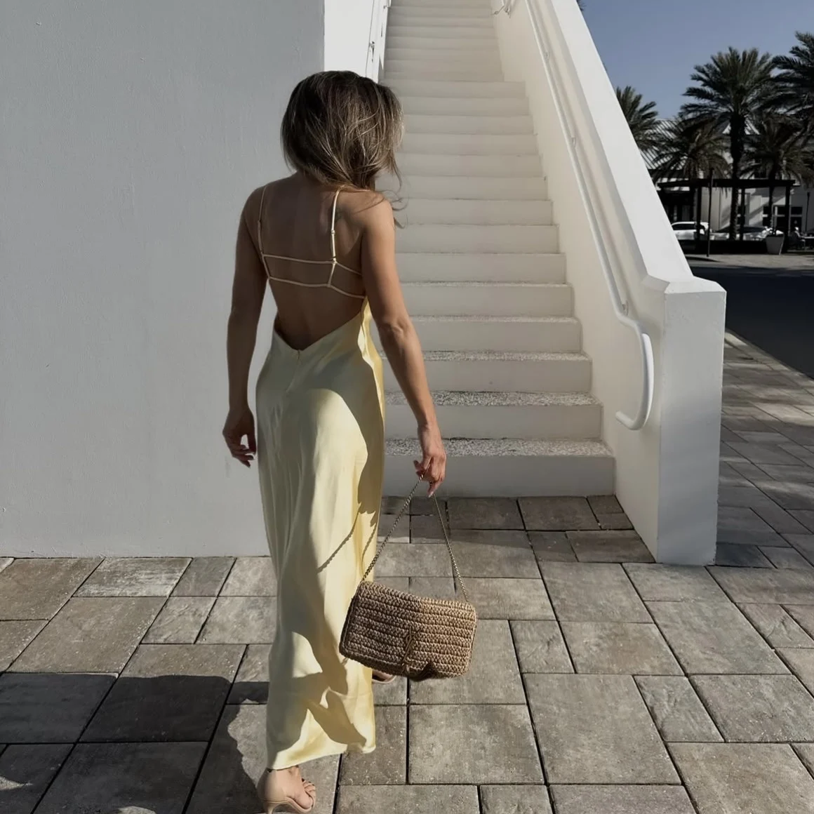 ZBZR primavera nuevo Sle mujer textura satinada Svel Midi Dr Ele cintura alta V-Ne falda de longitud media de fibra de poliéster