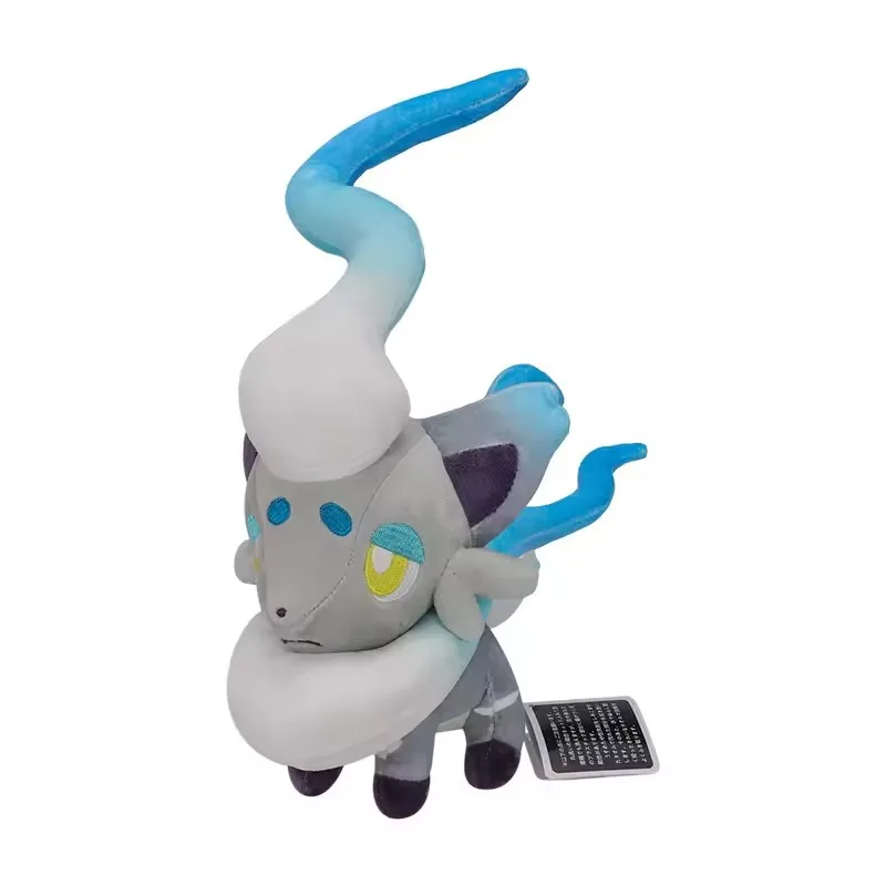 Новая плюшевая игрушка Hisui Zorua, блестящая мягкая кукла с изображением лисы, кавайные красные, синие животные, рождественские подарки