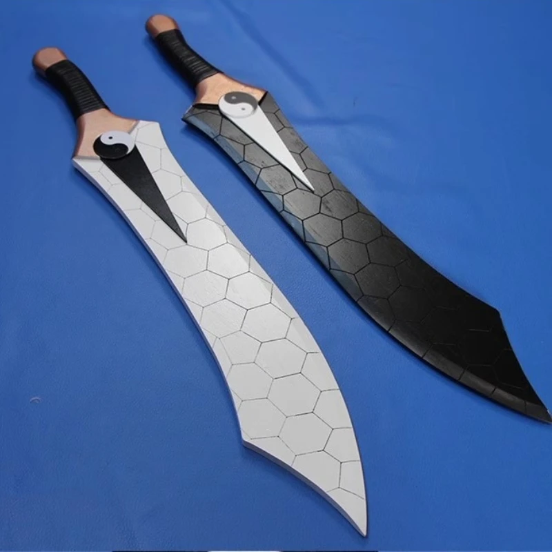 78cm Cosplay Accessories Double Knife Wooden Sword Fate Stay Night Archer Class Twin Swords Anime Party Costume Props