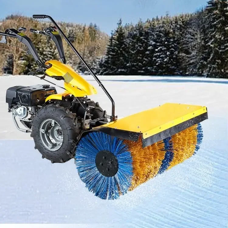 Floor Basement snow Sweeper gasoline snow blower robot Outdoor Small Model Snow Plow for sale