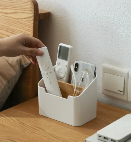 

Living Room Organizer Remote Control Organizer TV Remote Holder For Table Multipurpose Desktop Storage Box Bedroom