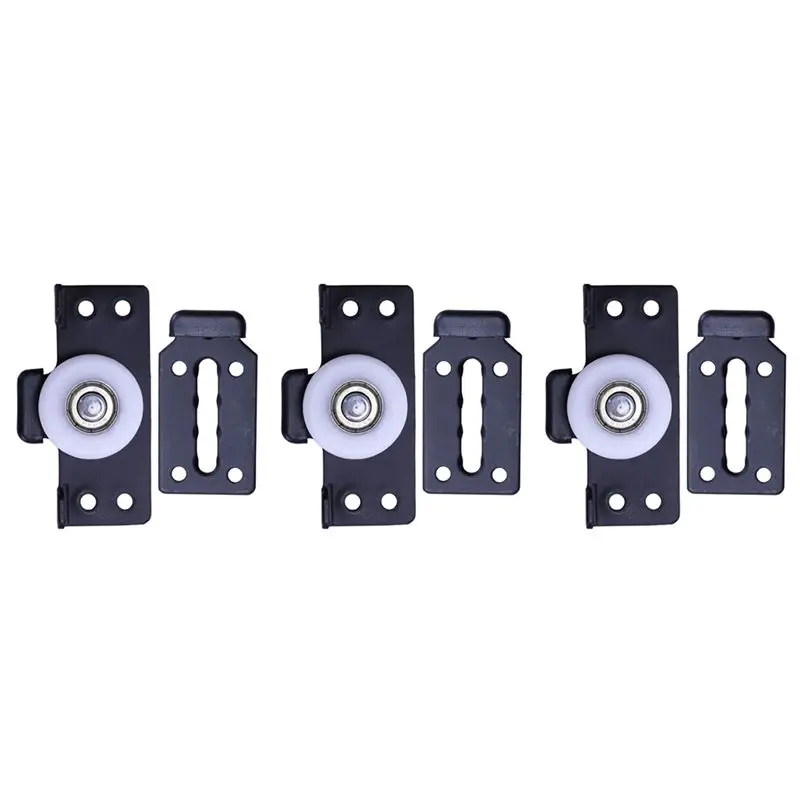 

AB15-3X Hardware Accessories 2 Pcs Sliding Door Wardrobe Pulleys Wooden Door Sliding Door Small Hanging Wheels Silent Wheels