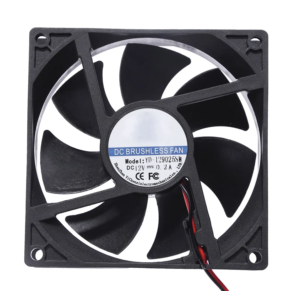 

YD-129025SM DC 12V Cooler Fan 90x90x25mm 7 Blades Computer PC Cooling Fan