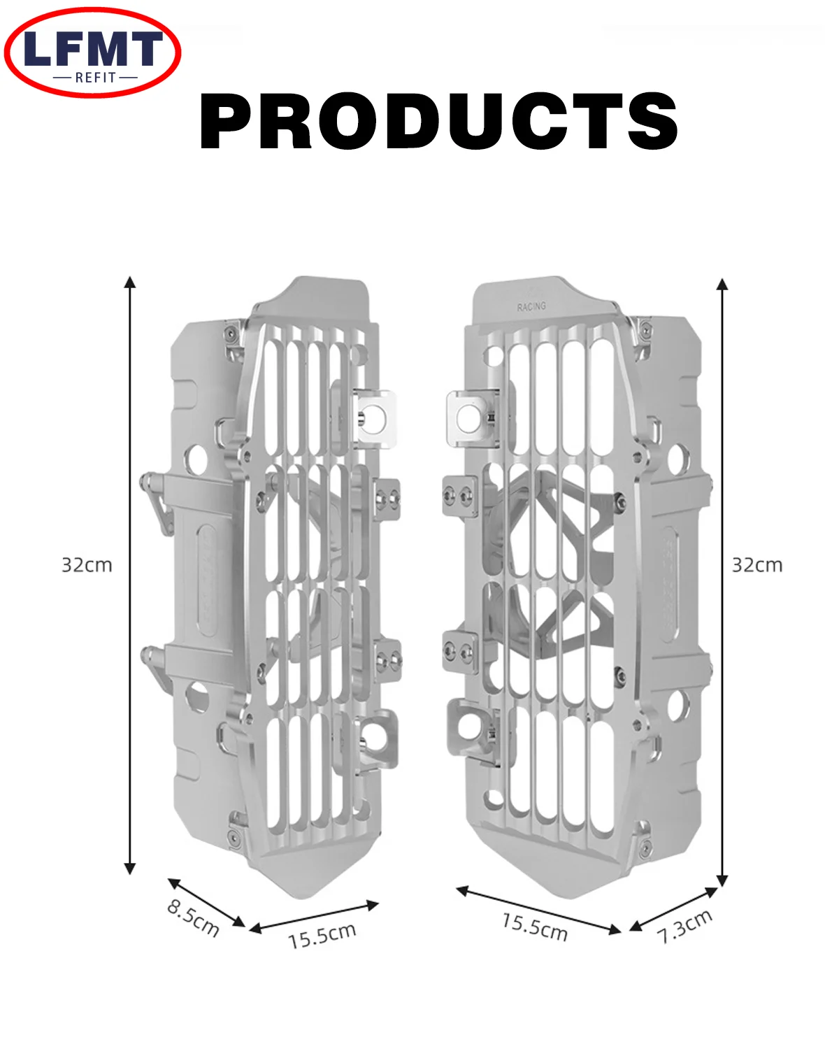 Motocross Radiator Grill Guard Protector Cover For KTM 2024 New EXC 250 300 Six Days For Husqvarna TE FE 250 300 350 2024