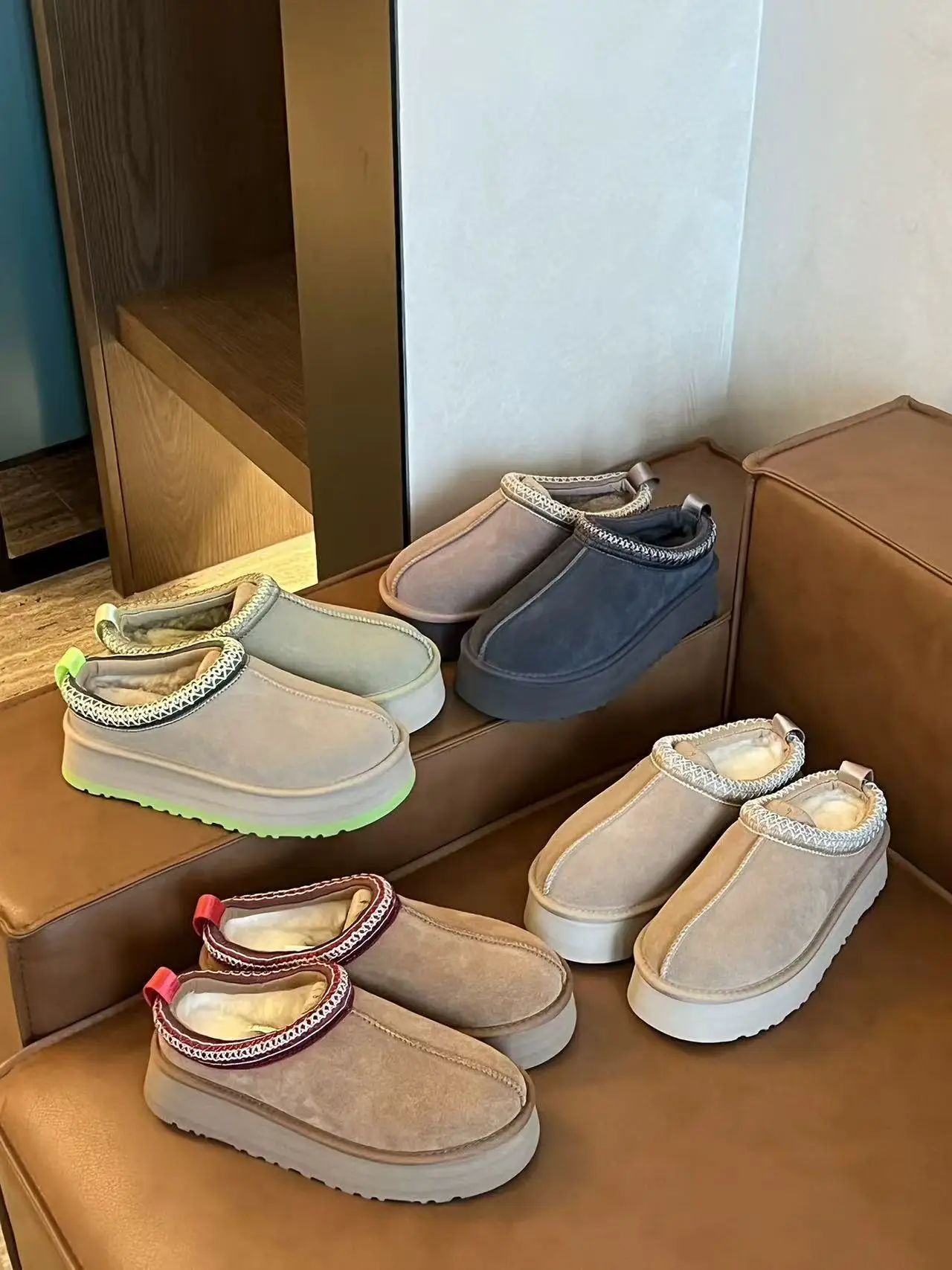 

AOBREUGG Правильная версия новых зимних ботинок 2025 года из натуральной кожи.