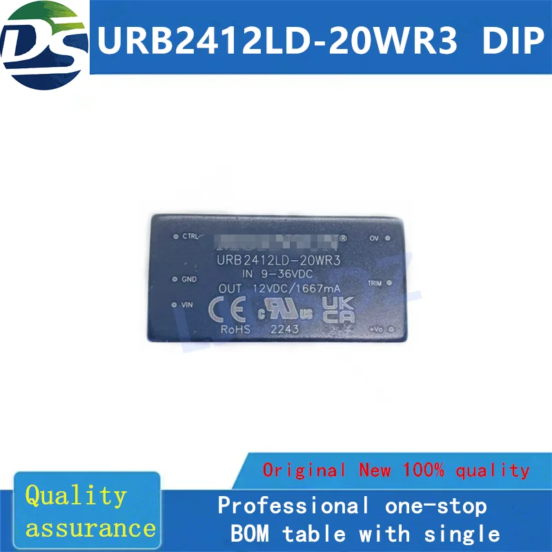 1 PÇS/LOTE   URB2412LD-20WR3  DIP  NEW  IN  STOCK