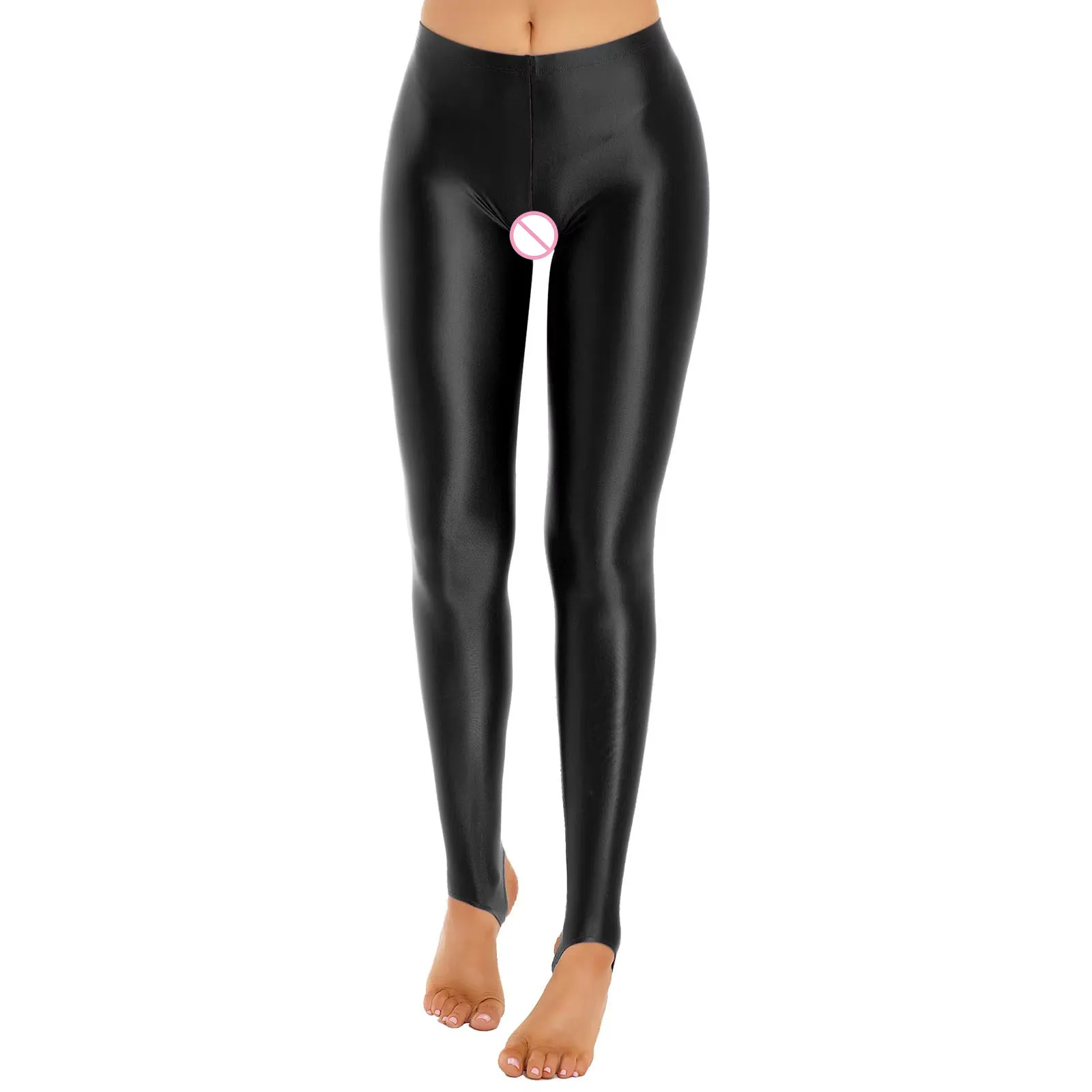 

Женские блестящие колготки с лямками, облегающие леггинсы с открытой промежностью, спортивные штаны для бега, йоги, тренировок, пикантные чулки, колготки