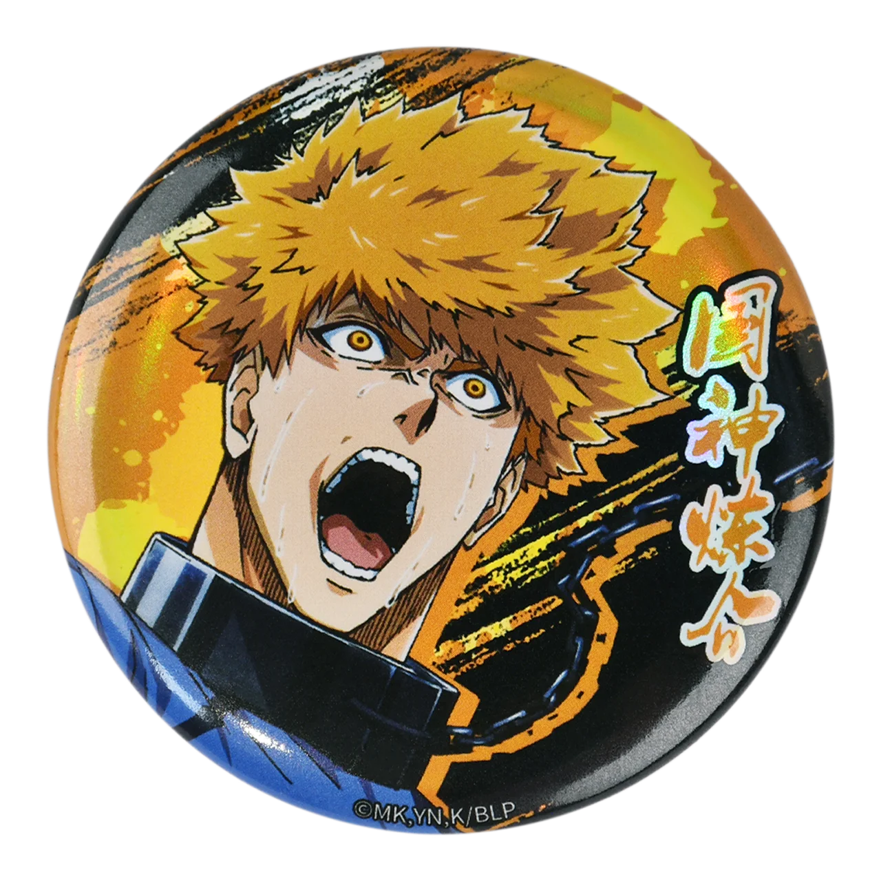 58mm Anime BLUE LOCK Bachira Meguru Isagi Yoichi isagoat isg41 Iemon Okuhito Cosplay COSTUME Badge Pin SPTE Tinplate Brooch﻿