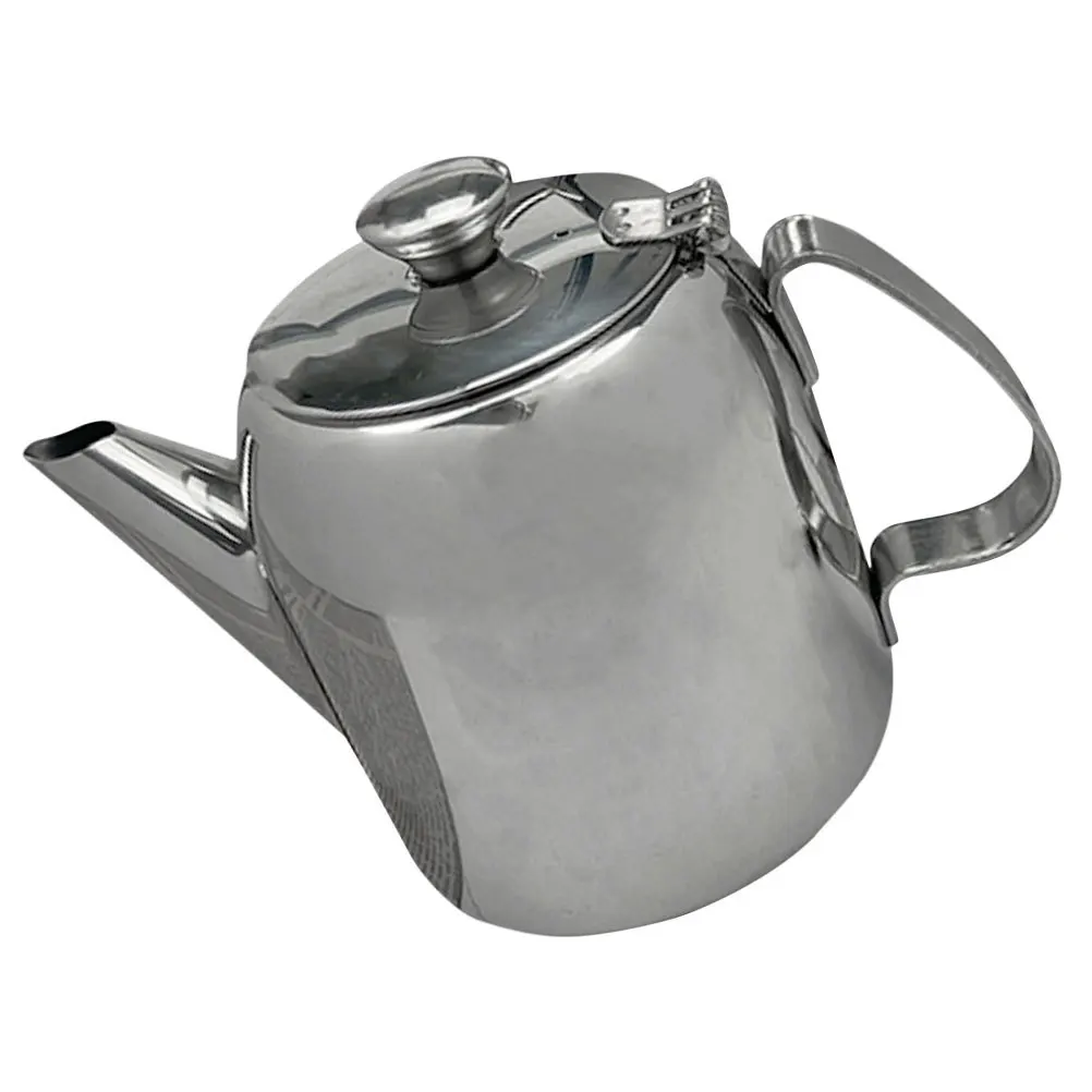 

Heavy Duty Stainless Steel Teapot Functional Design Fits Any Kitchen Complements Dining Table As Serving Pitcher