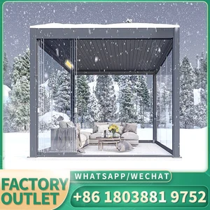 في الهواء الطلق للماء الألومنيوم ستارة العريشة ، جناح شرفة ، 3x3 ، 3x4 ، 4x3 ، 4x3 ، 4x5 ، 4x6 أفضل 8 فتيات عاريات بعمر 12 عاما مبيعا - No2