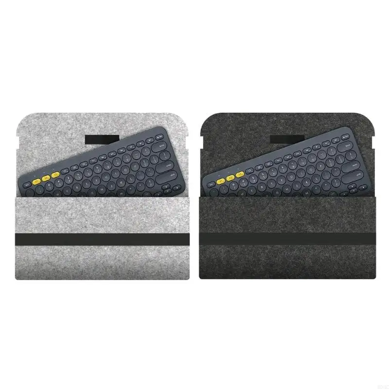 B03C Wool Felt Keyboard Storage Bag For K380 K480 Keyboard Cover Wireless Keypad