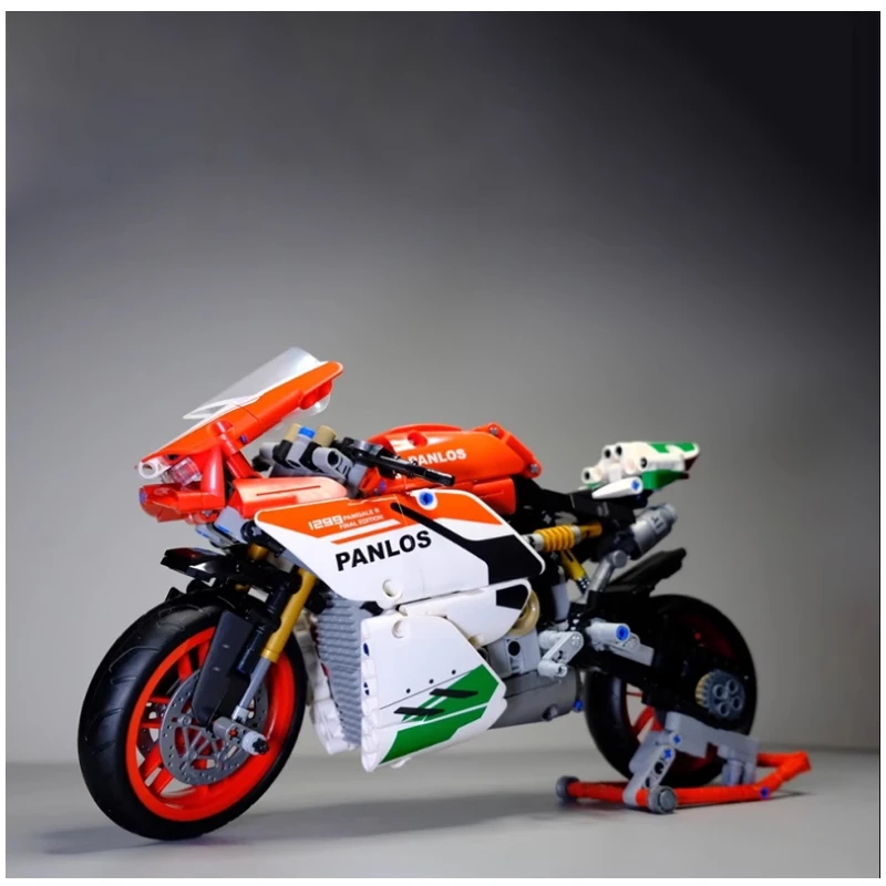 

High-tech Ideas Famous Motorcycle Model Building Blocks Education Diy Assembly Bricks Toys Brithday Gifts for Children