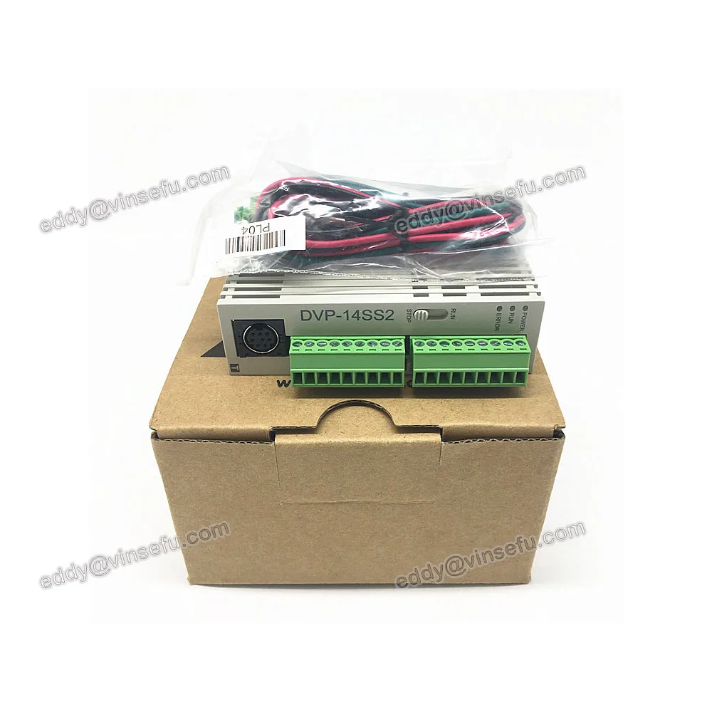 

New original PLC DVP06AD-S control protector S series module DVP02DA-S right output digital analog plc expansion module