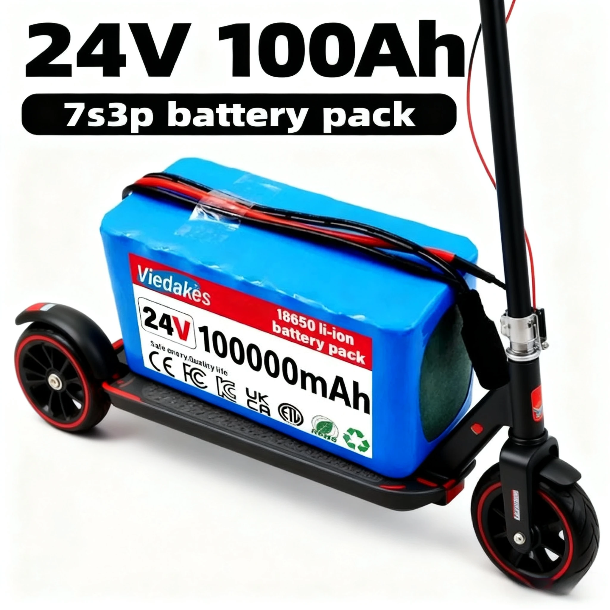

original 24V 7S3P 18650 Li-Ion Battery Pack Lithium Batteries for Motor Bicycle/E bike/Sccooter/Toys car/Drill With 2A Charger