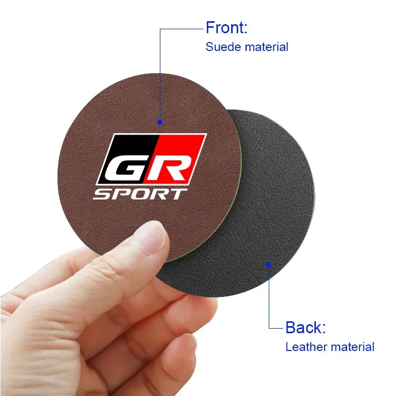 شارة كأس السيارة كوستر مقاوم للماء عدم الانزلاق غربلة واقية تسرب الصحن لتويوتا GR كورولا بريوس أفينسيس غازو سباق تويوتا هايلكس