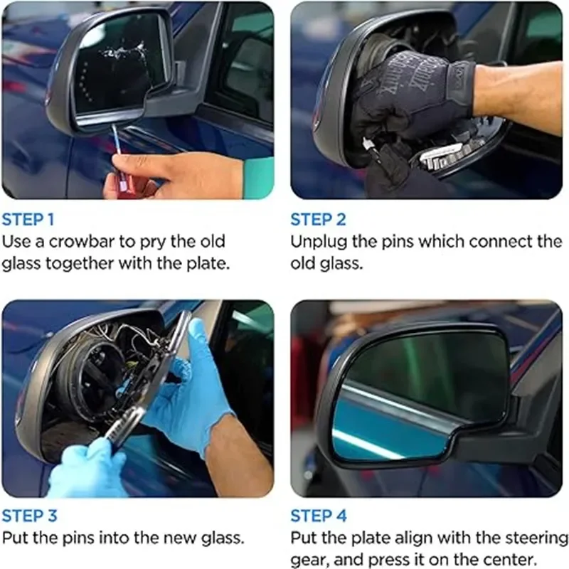 Car Side Heated Rearview Mirror Glass left right for TOYOTA YARIS 2006 2007 2008 2009 2010 2011 2012 SCION xD 2008 - 2014