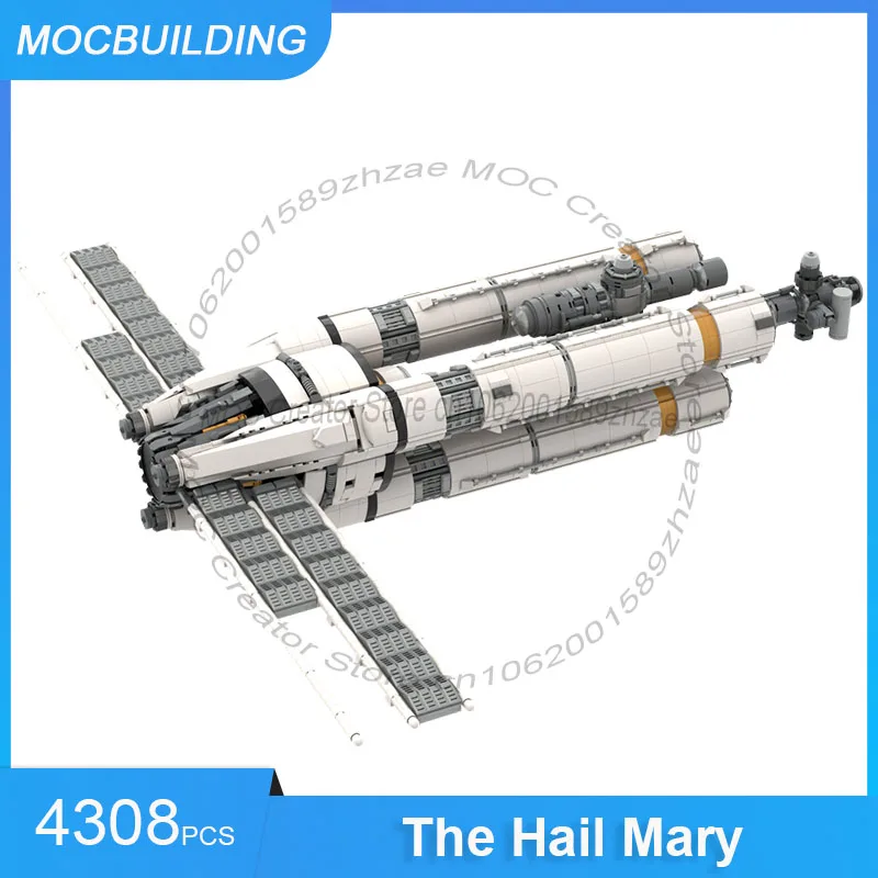 

Масштабная модель 1:220 «Молитва Девы Марии» (Hail Mary), конструктор MOC, набор для сборки, креативные рождественские игрушки и подарки, 454 детали