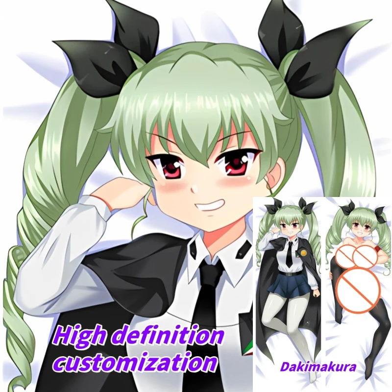 

Dakimakura Anime Anchovy‌ Double-sided Print Life-size Body Pillow Cover Bedding Gifts