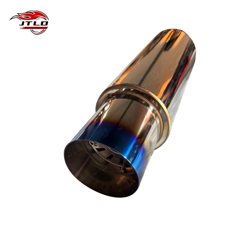 JTLD 304 Stainless Steel High Performance For Exhaust Muffler 2''-3.5'' Exhaust System