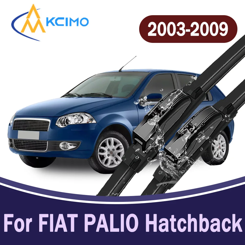 

All-Weather Front Windscreen Wiper Blades For FIAT PALIO Hatchback 2003-2009 High Quality Car Windshield Replacement Parts 2Pcs