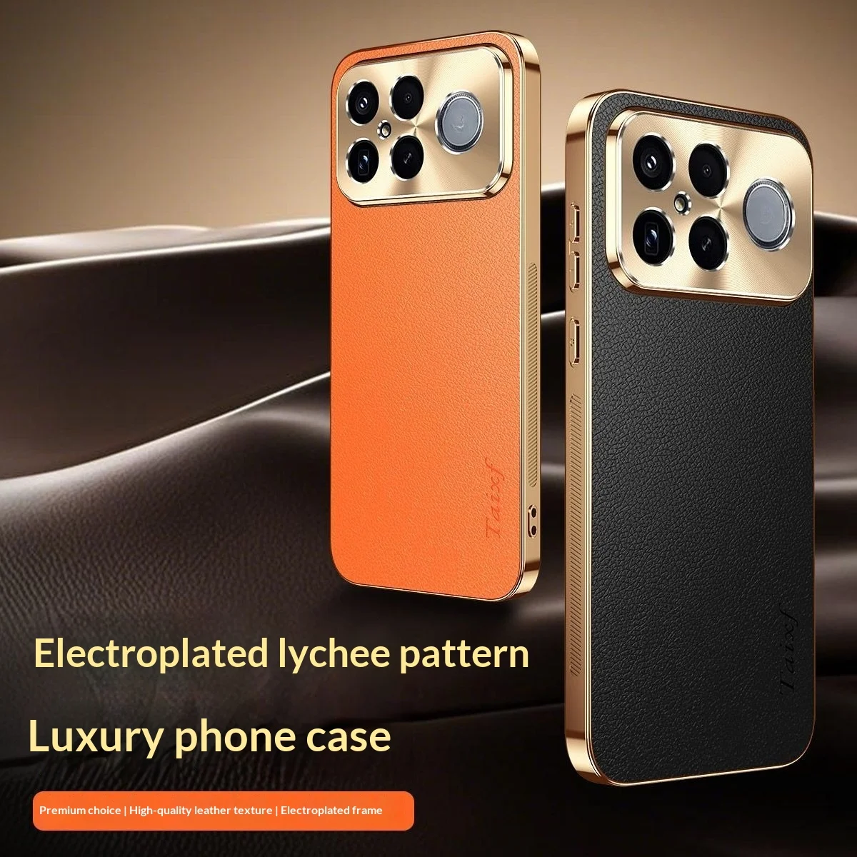 Für XiaoMi POCO F8 Ultra F8 Pro Fall Luxus Galvani Lychee Textur Matt PC Abdeckung Für POCO F8 Ultra Stoßfest Funda – Detail 3