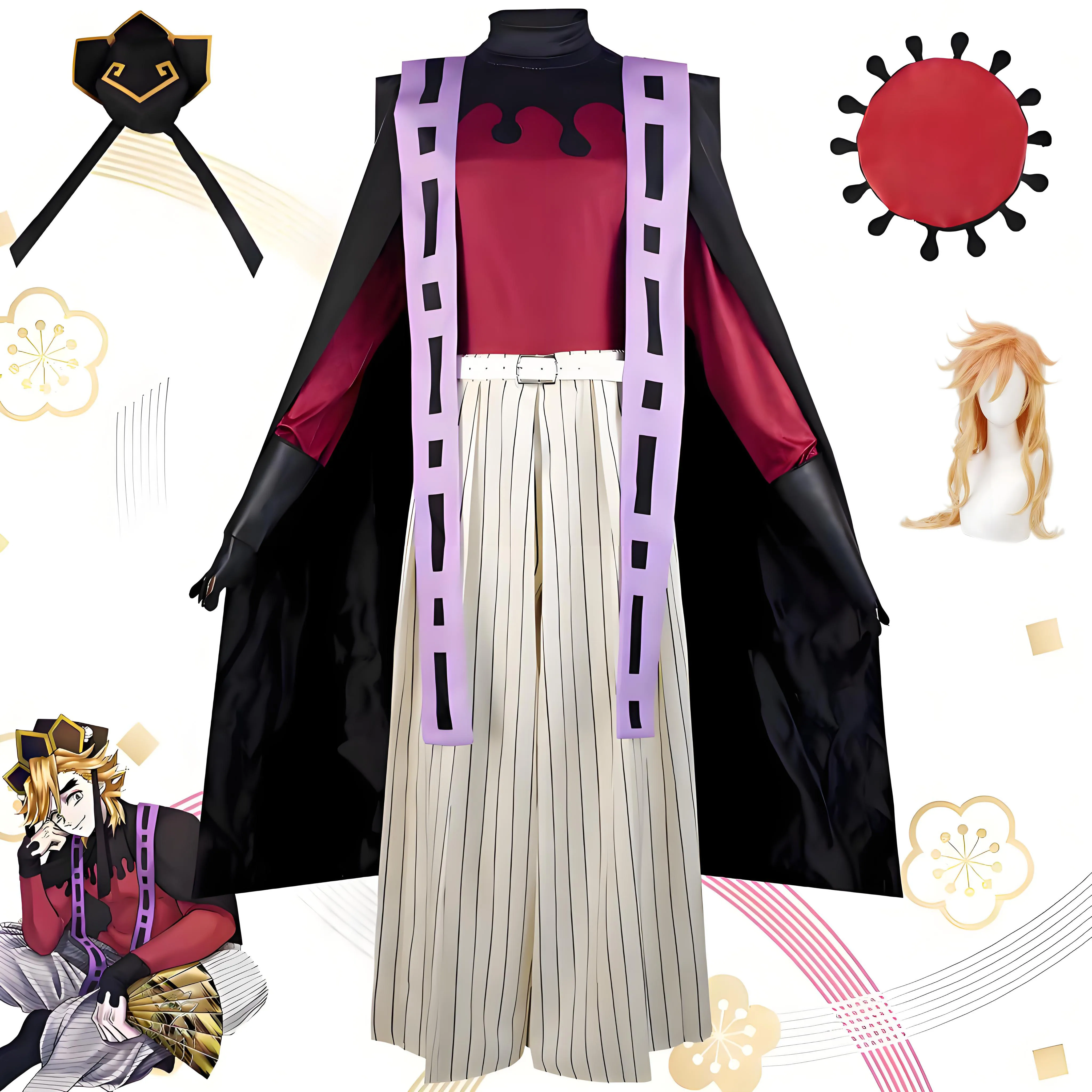 demon-doma-douma-cosplay-costume-set-with-wig-and-fan-for-men-women-kimetsu-no-yaiba-halloween-anime-kimono-outfit