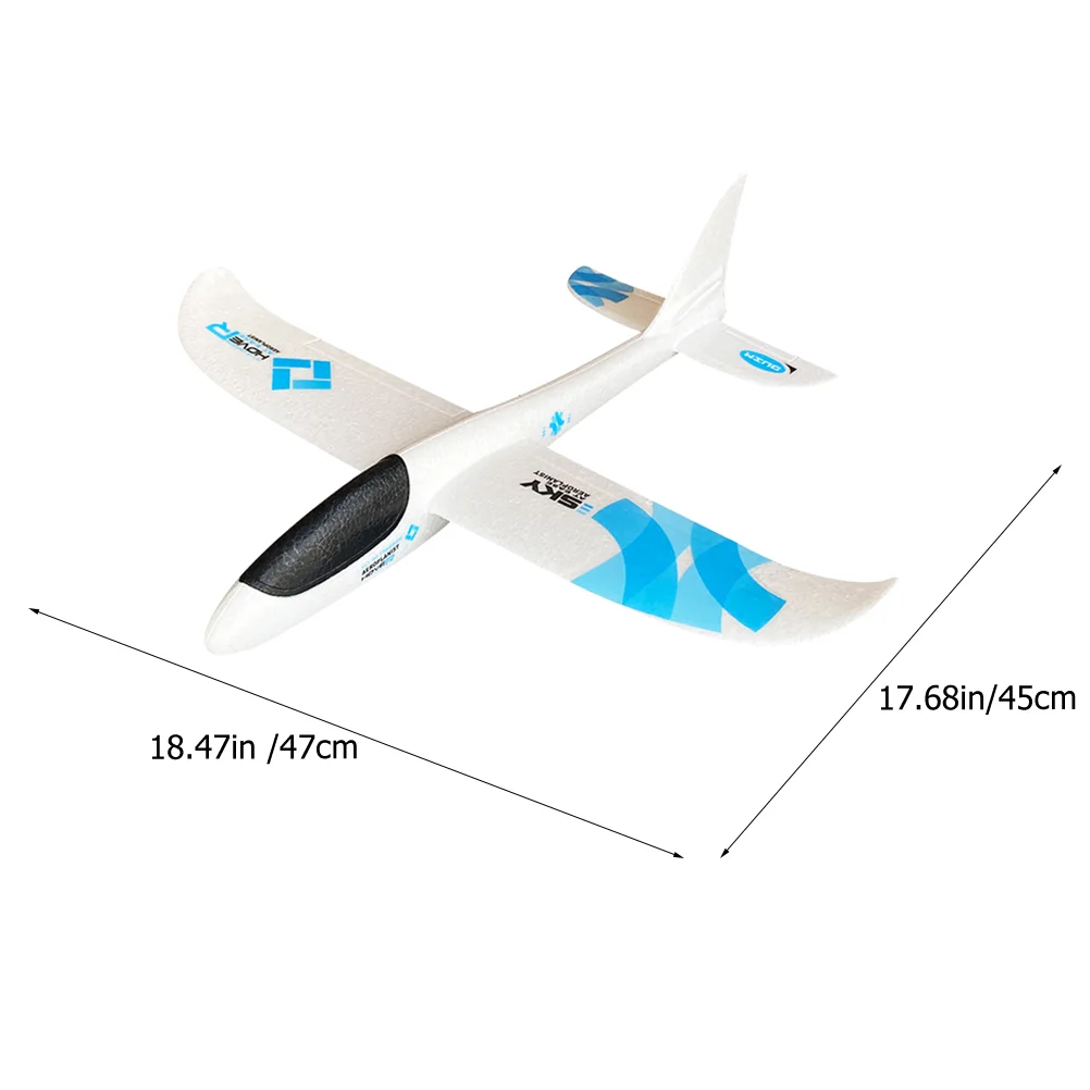 Taxiing mainan pesawat glider anak-anak, pesawat terbang untuk busa pesawat terbang kelas luar ruangan