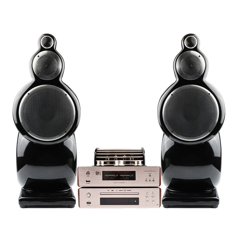 Estantería HiFi de alta fidelidad con audio combinado de máquina Gall, altavoz Nautilus de frecuencia de tres vías de 8 pulgadas