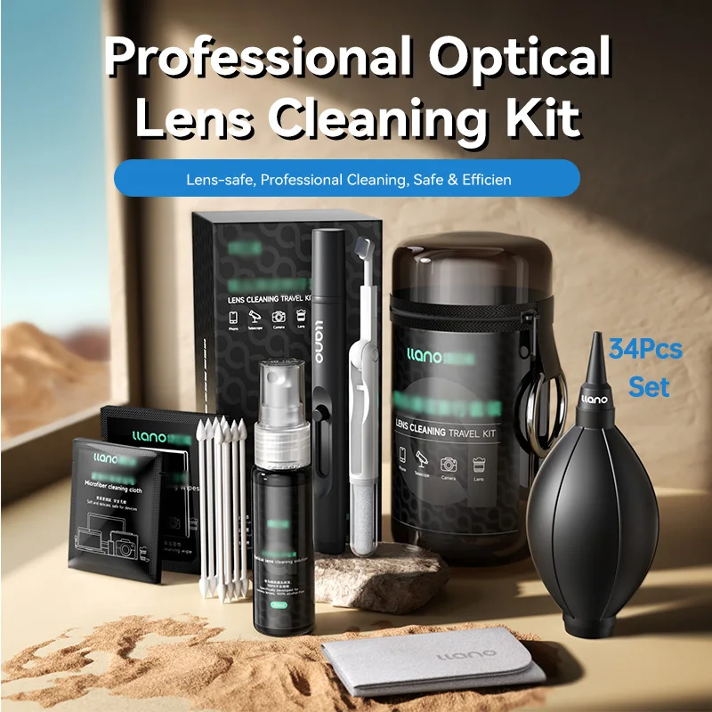 llano Professional Cameras Cleaning Kit Electronics Cleaning Kit with Lens Cleaning Pen Lens Cleaning Air Blower and Camera Clea