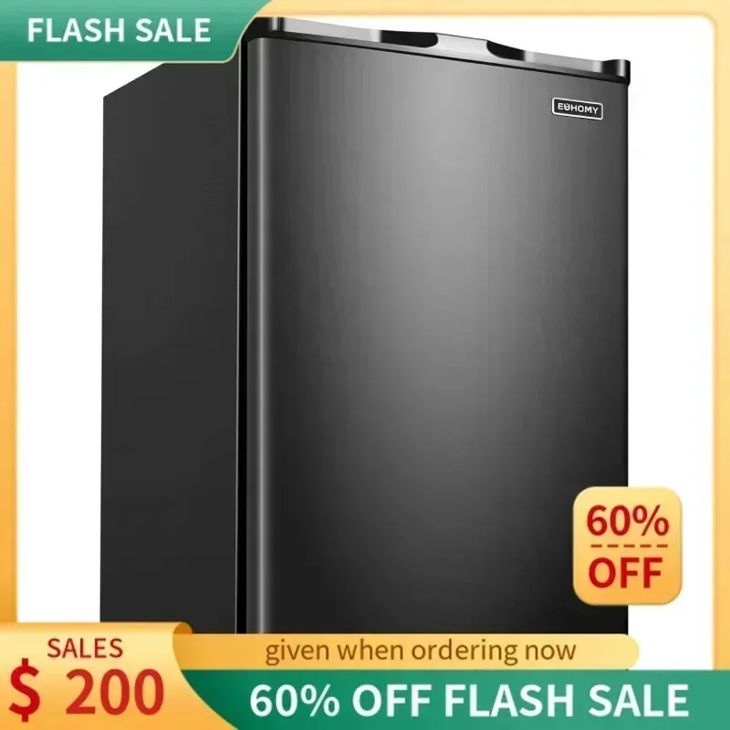 PMD4-eihomy فريزر مستقيم، 3.0 قدم مكعب، فردي بواسطة فريزر صغير مدمج، فريزر صغير للمنزل/المسكن/الشقق/المكتب (أسود)،