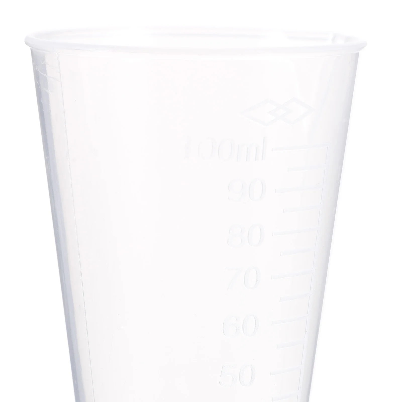 

100ml Triangular Measuring Beaker Transparent PP Material Graduated Kitchen Laboratory Use Plastic Cup Flour Sugar
