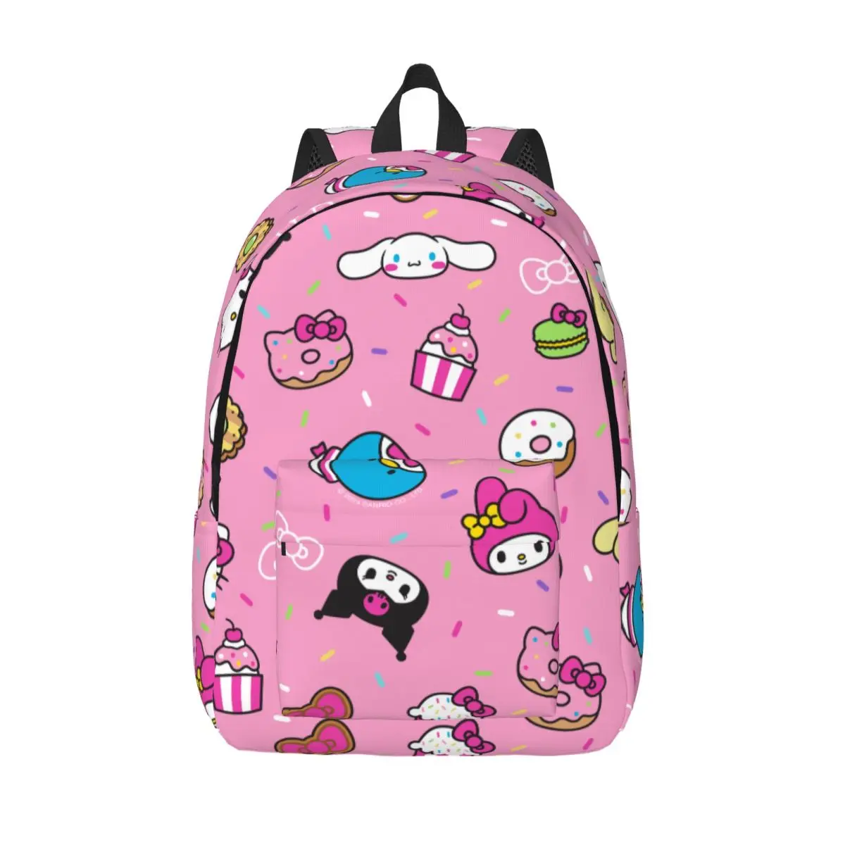 

Рюкзак Hello Kitty для мужчин и женщин, подростковый школьный рабочий рюкзак, холщовые сумки для ноутбука, компьютера, уличные сумки