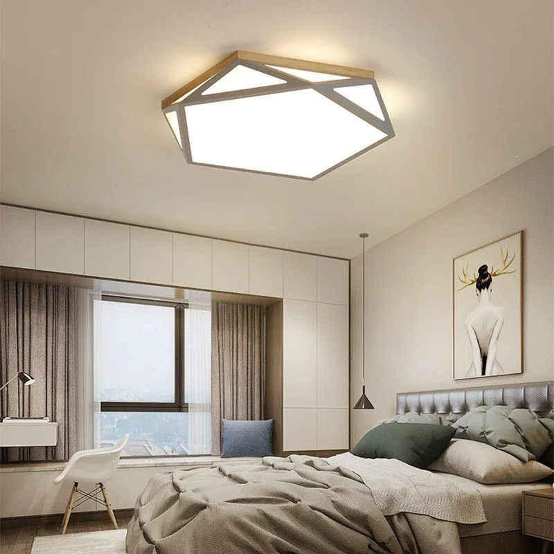 Modern Acrylic LED Ceiling Chandelier Crystal Look Nordic for Living Room Dining Room Bedroom Hallway Dimmable