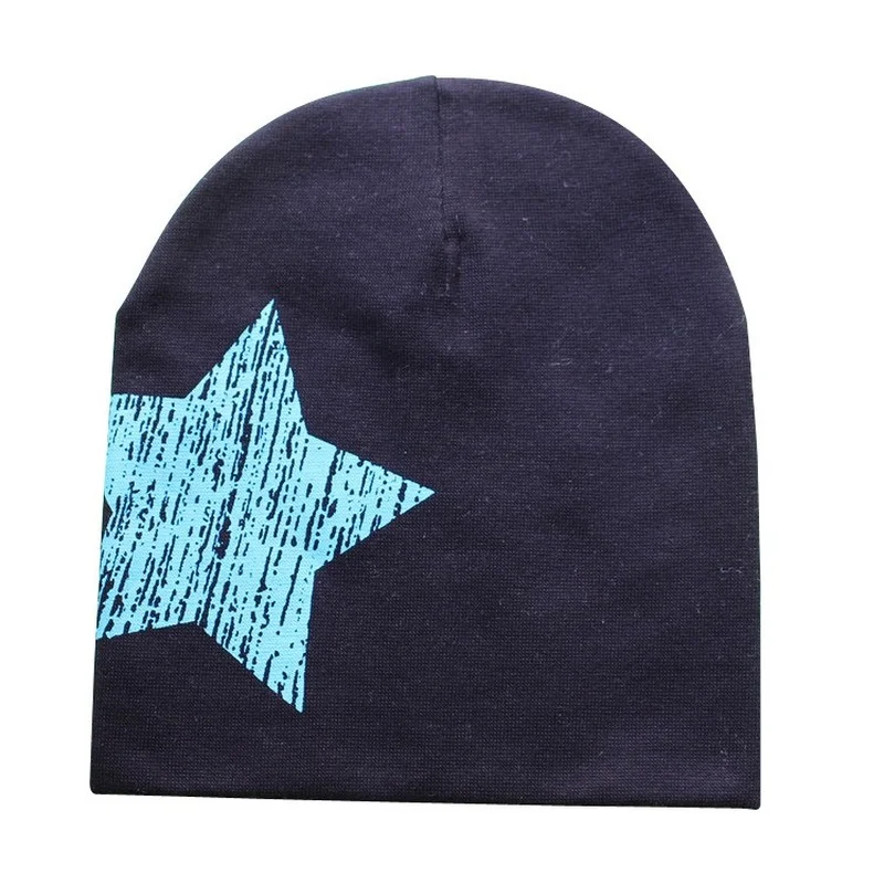 Baby Hat Autumn Winter Kids Cap Star Print Beanie Warm Hats for Children Warmer Summer Hat for Kids Baby Boy