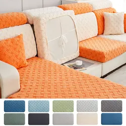 Jacquard plush Sofa Cover Elastic Sofa Cushion Cover for Living Room Furniture Protector For Pets Removable Sofa Seat Cover