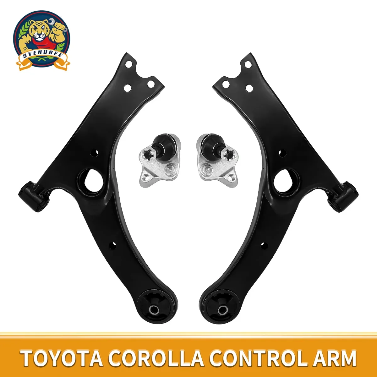 

Svenubee 4Pcs Front Lower Control Arm with Ball Joint for Toyota Corolla Celica 2000 2001 2002 2003 2004 2005 2006 2007 2008