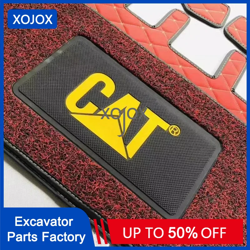 

XOJOX For Caterpillar CAT Excavator Accessories Carter 312B 320B 330B Cab Floor Rubber Foot Mat Carpet Floor Mat