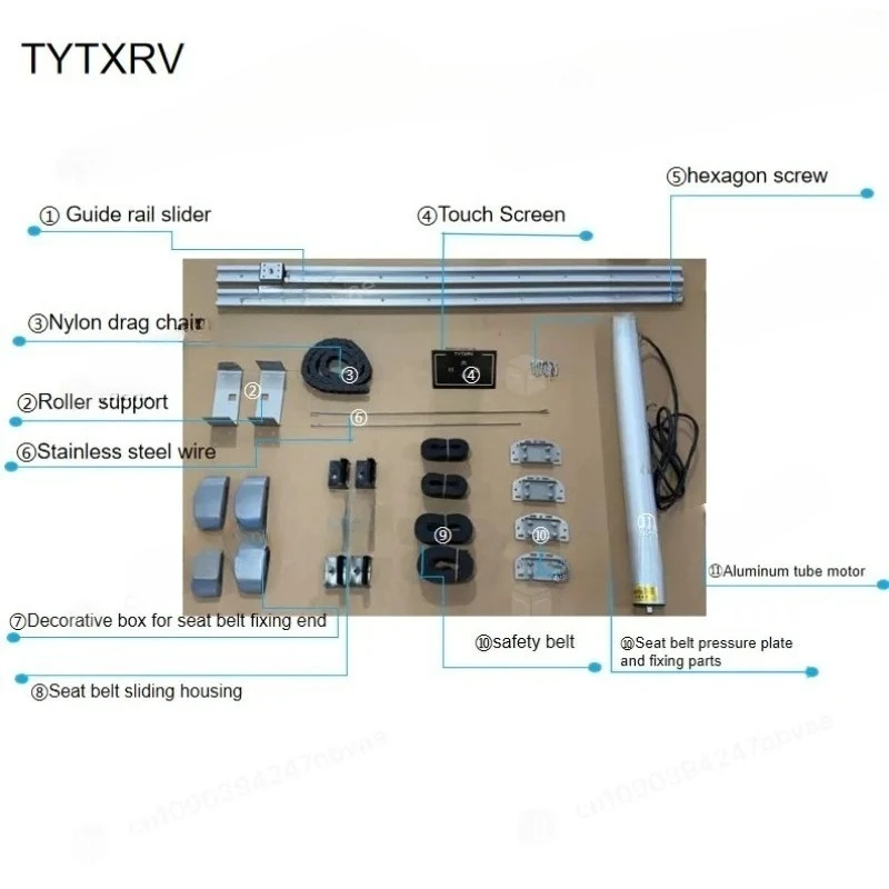 Lift Kit Motorhome Caravan RV Campervan Bed Lift System Adjustable Aluminum  Travel Trailer Accessories Parts