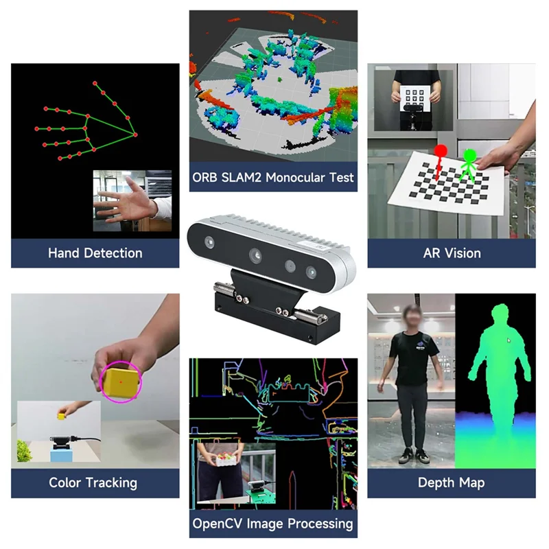 A42T-3D Электронный модуль датчика глубины камеры FOV 73.8 °   Поддержка ROS1 ROS2 для робота Jetson Raspberry Pi