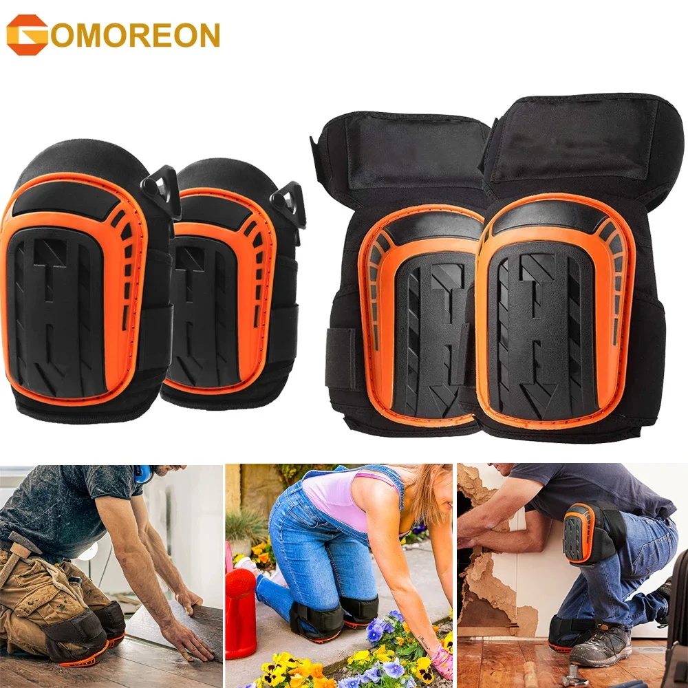 1Pair Knee Pads for Work, Heavy-Duty Knee Pads Work for Men Women, Comfortable Knee Pad for Flooring